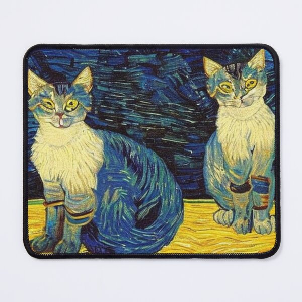Item preview, Van Gogh's cats designed and sold by Natalia-Vlad.