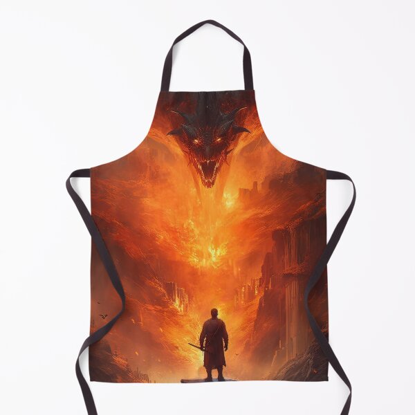 Item preview, The Last Stand of a Warrior Against the Dragons' Cruelty designed and sold by Crystal Heaven.