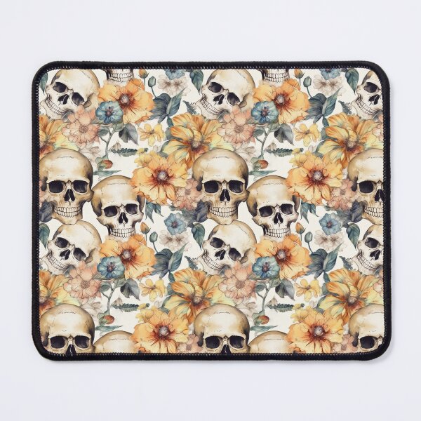Item preview, Skulls and Flowers Watercolor designed and sold by Rottopics.