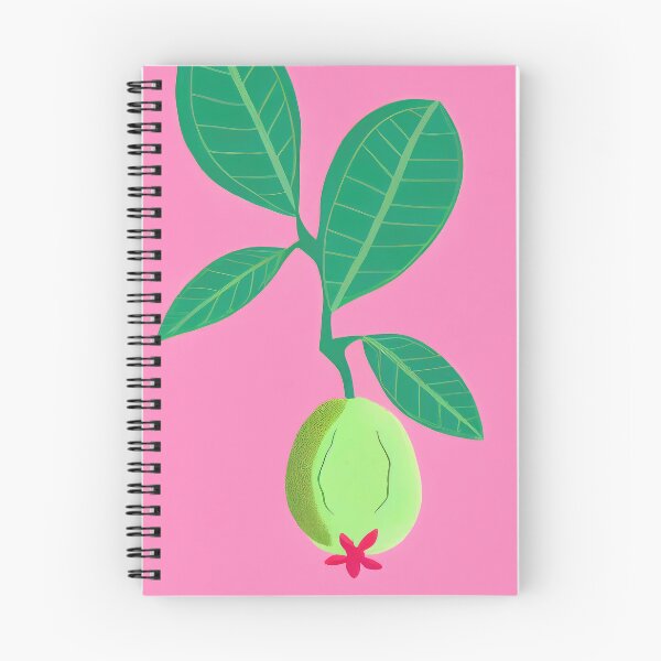 Artikelvorschau, Guava Playful Pastel Painting Retro Poster entworfen und verkauft von PinkNomad.