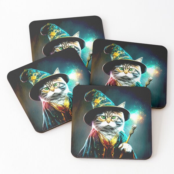 Item preview, Cat Wizard - Charlemagne designed and sold by Highlandkings.