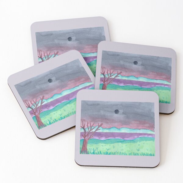 Item preview, Misty and Dark Landscape Scenery designed and sold by Harold-Inks.