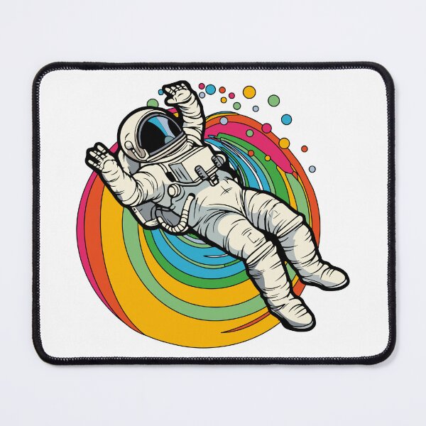 Item preview, Rainbow astronaut designed and sold by cptcarterprints.