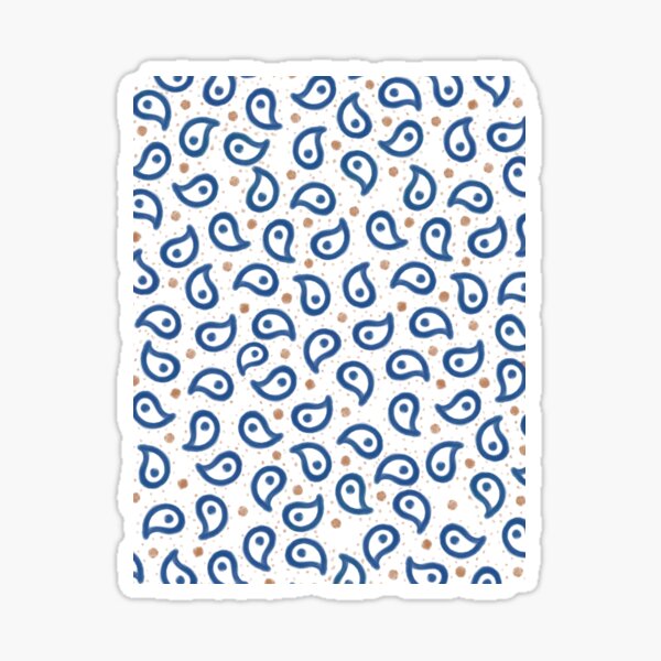 Persian Paisley 1 Sticker