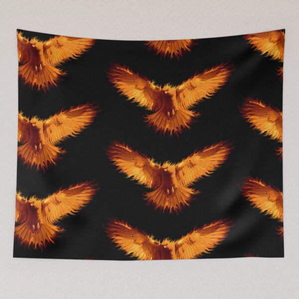 Item preview, Cool Flaming Hot Phoenix designed and sold by Dioscuri Digital.