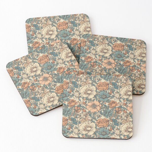 Item preview, Vintage floral wallpaper designed and sold by Mrdrey.