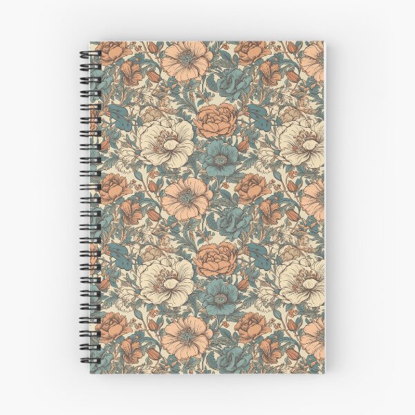 Aperçu de l'œuvre Papier peint fleuri vintage créée et vendue par Mrdrey.