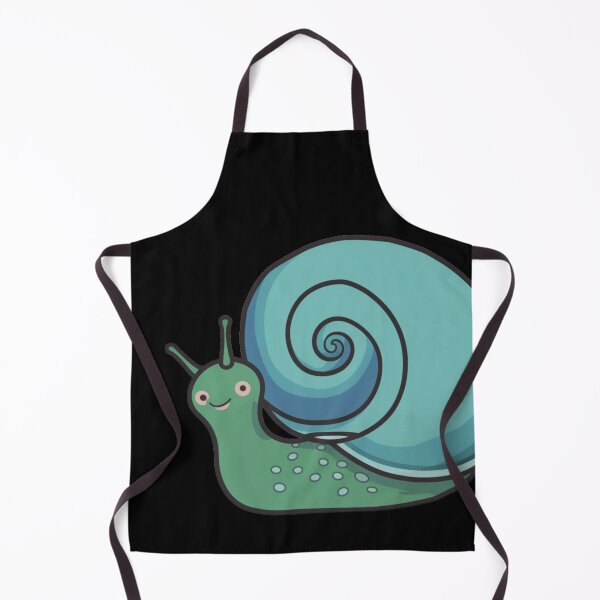 Item preview, Snail 7 in Cool Blue and green Colors Swirly Spiral Smiley Slider designed and sold by Vicki Noble Art.
