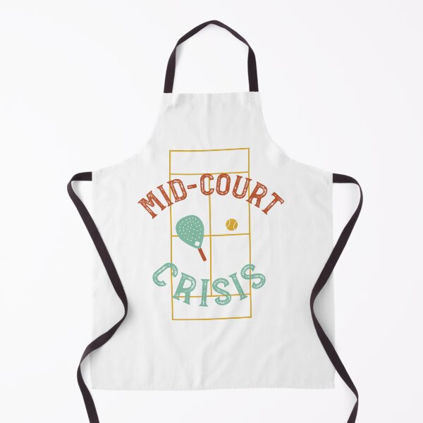 Item preview, Padel Pun Mid-Court Crisis designed and sold by whyitsme.