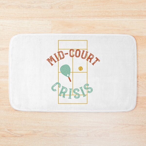 Item preview, Padel Pun Mid-Court Crisis designed and sold by whyitsme.