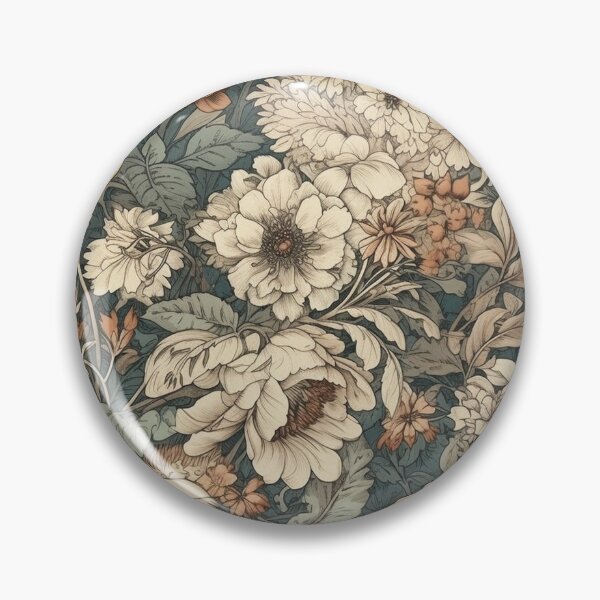 Item preview, Vintage floral wallpaper designed and sold by Mrdrey.