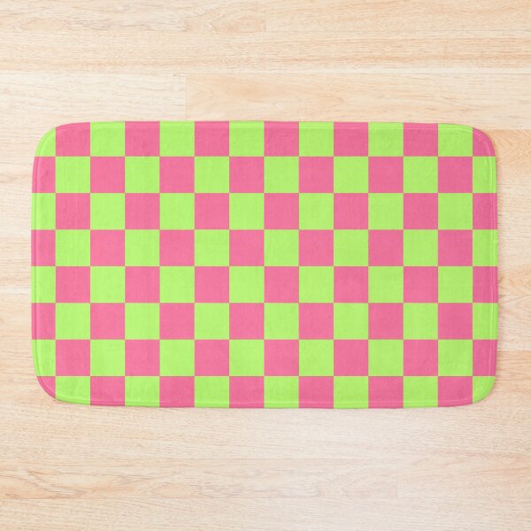Item preview, Pink and Green Checkerboard Pattern designed and sold by velvetearth.