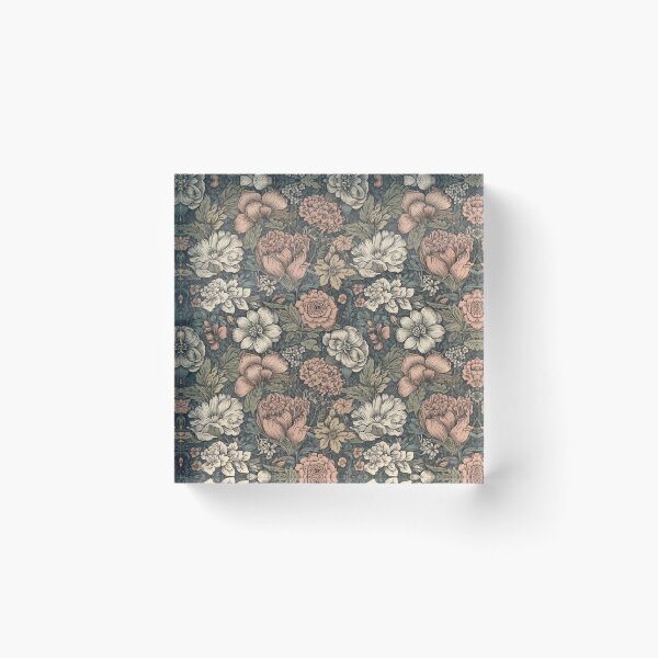 Item preview, Vintage floral wallpaper designed and sold by Mrdrey.