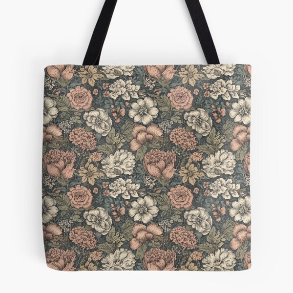 Item preview, Vintage floral wallpaper designed and sold by Mrdrey.
