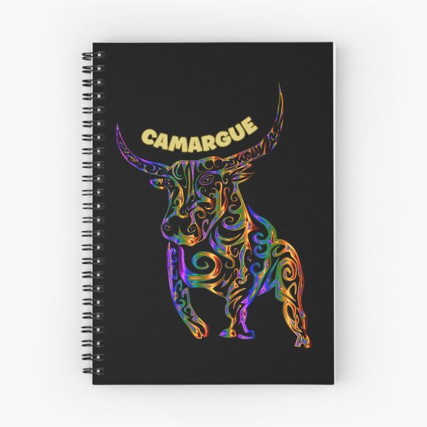 Item preview, Abstract rainbow Camargue bull designed and sold by Astralia.