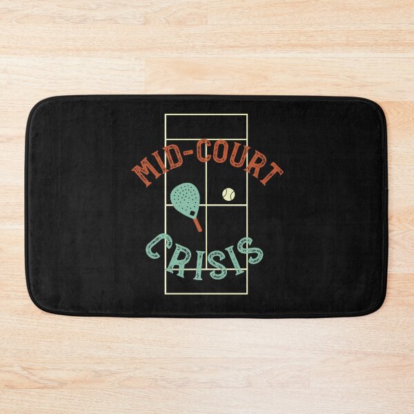 Item preview, Funny Padel Pun Mid-Court Crisis designed and sold by whyitsme.