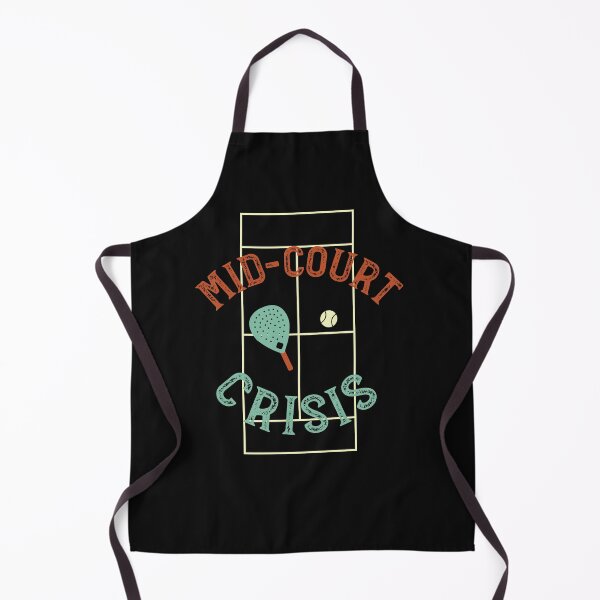 Item preview, Funny Padel Pun Mid-Court Crisis designed and sold by whyitsme.
