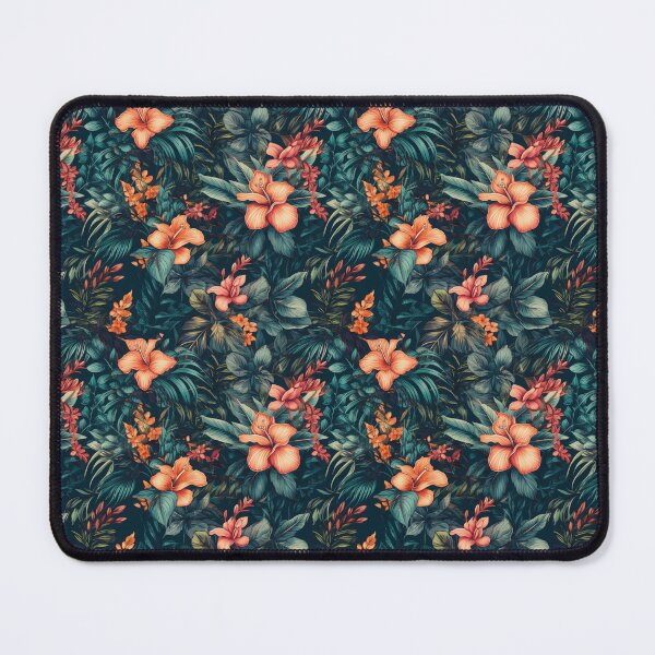 Item preview, Tropical floral wallpaper designed and sold by Mrdrey.