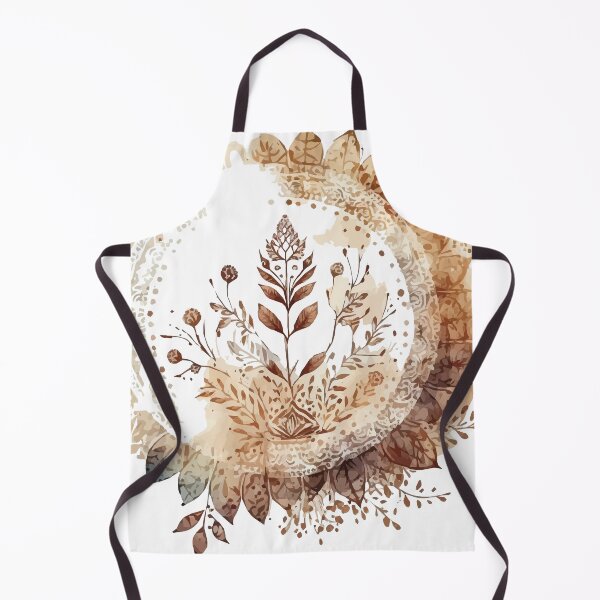 Item preview, A Leaf Inspired Bohemian Watercolor Circle - Boho Chic Patterns designed and sold by GVRDesign.