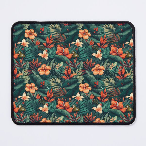 Item preview, Tropical floral wallpaper designed and sold by Mrdrey.