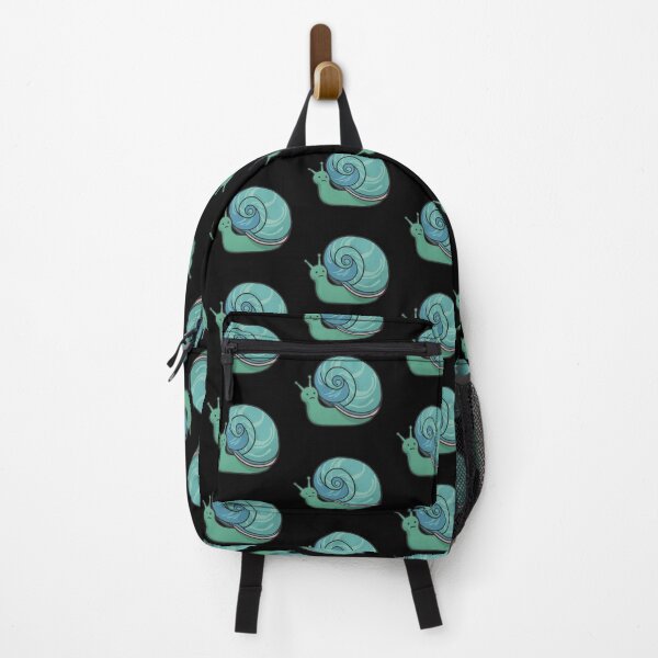 Item preview, Sad Snail 8 in Cool Blue and green Colors Swirly Spiral Sorrowful Slider designed and sold by Vicki Noble Art.