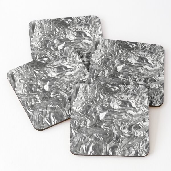 Item preview, Shimmering Elegance: Beauty of Silver Foil Texture Background designed and sold by kennyferg.
