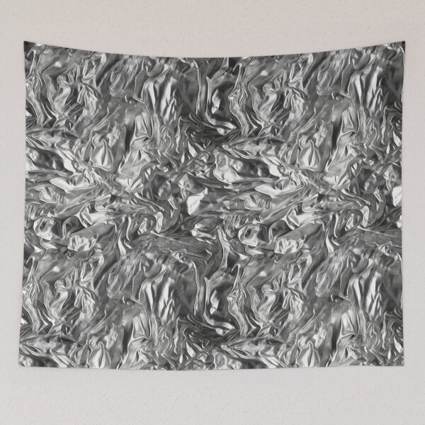 Item preview, Shimmering Elegance: Beauty of Silver Foil Texture Background designed and sold by kennyferg.