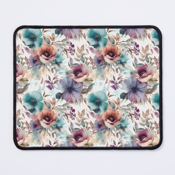 Item preview, Watercolour floral wallpaper designed and sold by Mrdrey.