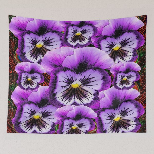 Item preview, LAVENDER  PURPLE PANSY FLOWERS designed and sold by sharlesart.