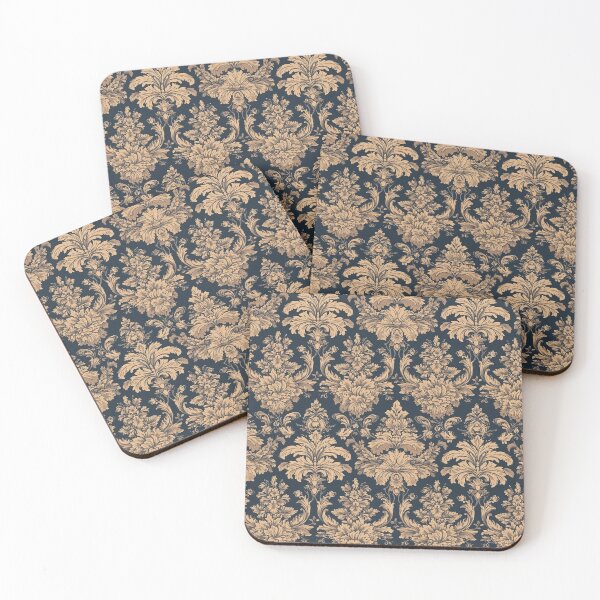 Item preview, Floral damask wallpaper,  designed and sold by Mrdrey.