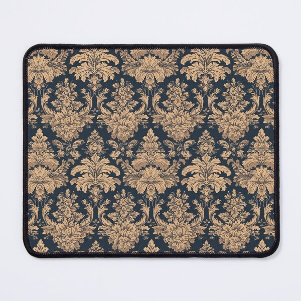 Item preview, Floral damask wallpaper, designed and sold by Mrdrey.