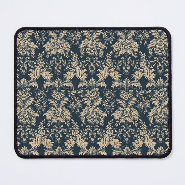 Item preview, Floral damask wallpaper designed and sold by Mrdrey.