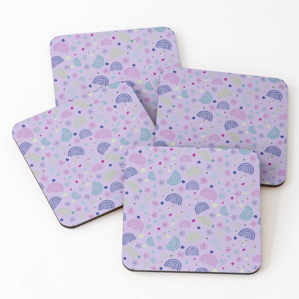 Item preview, Rainbows and Flowers in purple designed and sold by paulabidiman.