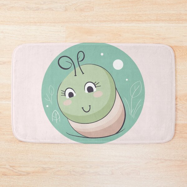 Item preview, Super Cute Snail 9 in Cool green and peach Colors Swirly Spiral Sweet Slider designed and sold by Vicki Noble Art.