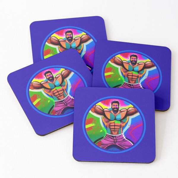 Item preview, Colorful muscle daddy designed and sold by muscledaddies.