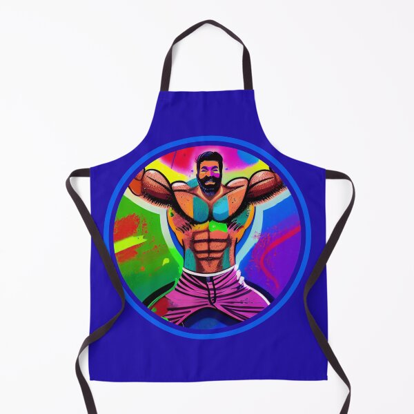 Item preview, Colorful muscle daddy designed and sold by muscledaddies.