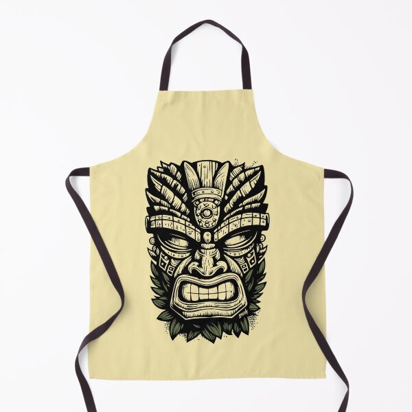 Item preview, Tiki Mask 2 Island Vacation Design by gnarly designed and sold by ChattanoogaTee.
