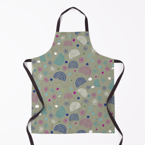 Item preview, Rainbows and flowers in green designed and sold by paulabidiman.