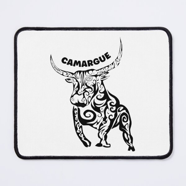 Item preview, Abstract Black Camargue Bull designed and sold by Astralia.