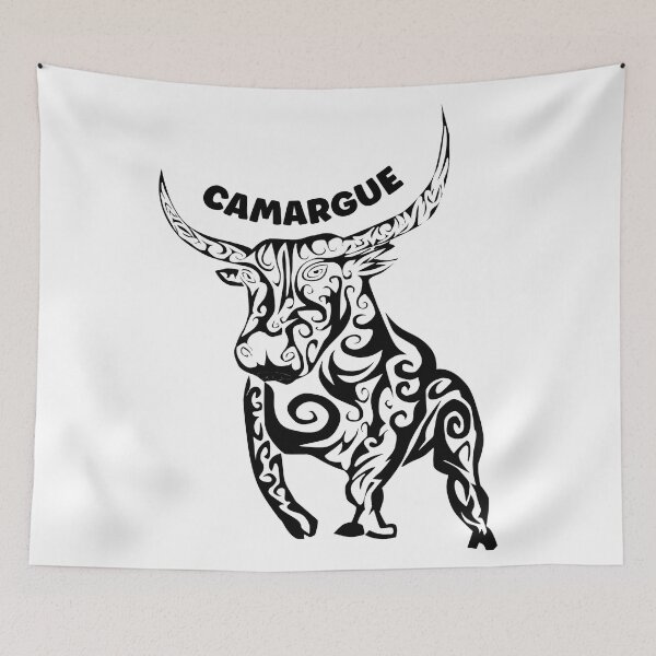 Item preview, Abstract Black Camargue Bull designed and sold by Astralia.