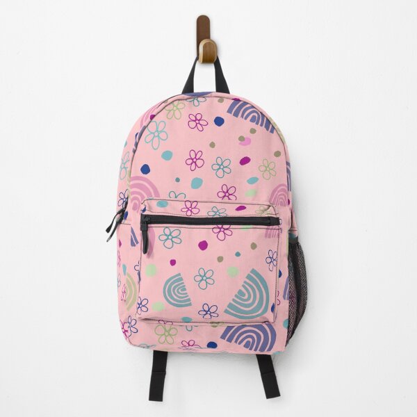 Item preview, Rainbows and flowers in pink designed and sold by paulabidiman.