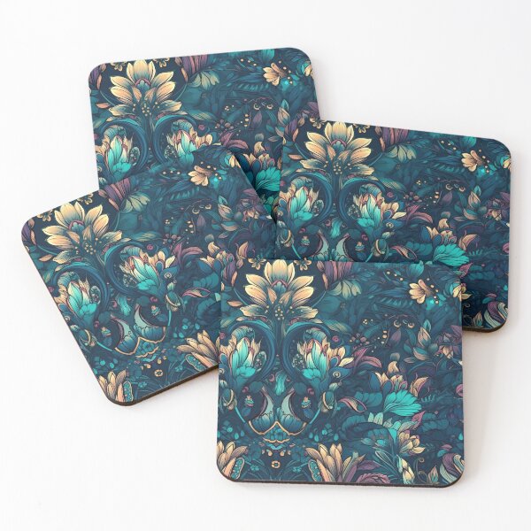 Item preview, Whimsical Hand-Painted Style Digital Floral Print designed and sold by ClericDesign.