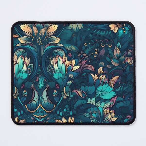 Item preview, Whimsical Hand-Painted Style Digital Floral Print designed and sold by ClericDesign.
