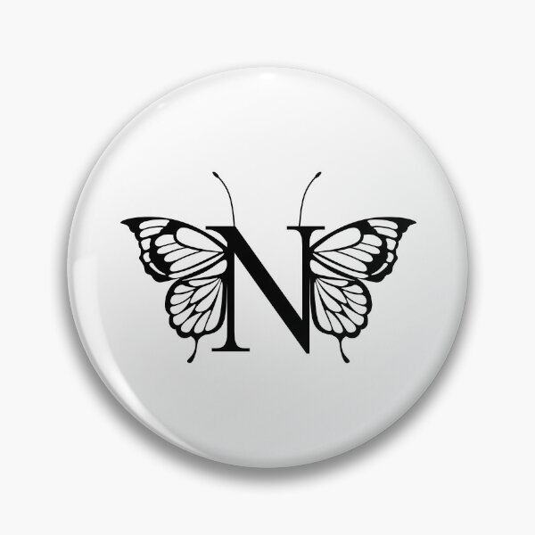 Item preview, Butterfly N designed and sold by Print-and-Prose.