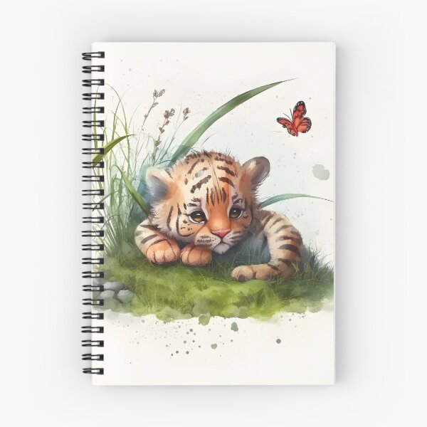 Item preview, Impresión linda adorable del tigre de la acuarela designed and sold by OOSDesigns.