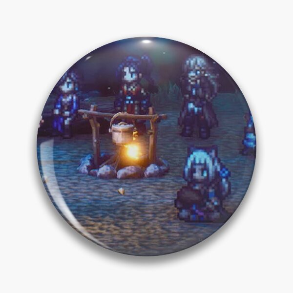 Item preview, Octopath Traveler 2 Campfire Party designed and sold by kawaiicrossing.