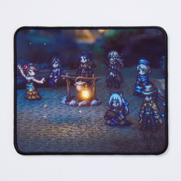 Item preview, Octopath Traveler 2 Campfire Party designed and sold by kawaiicrossing.