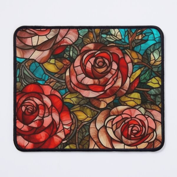 Item preview, Stained Glass Rose designed and sold by 9livescanvas.