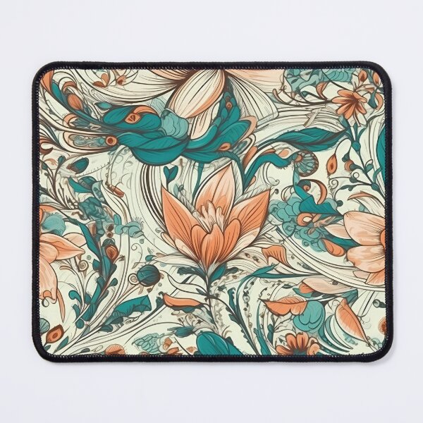 Item preview, Exquisite Hand-Painted Style Digital Floral Pattern designed and sold by ClericDesign.