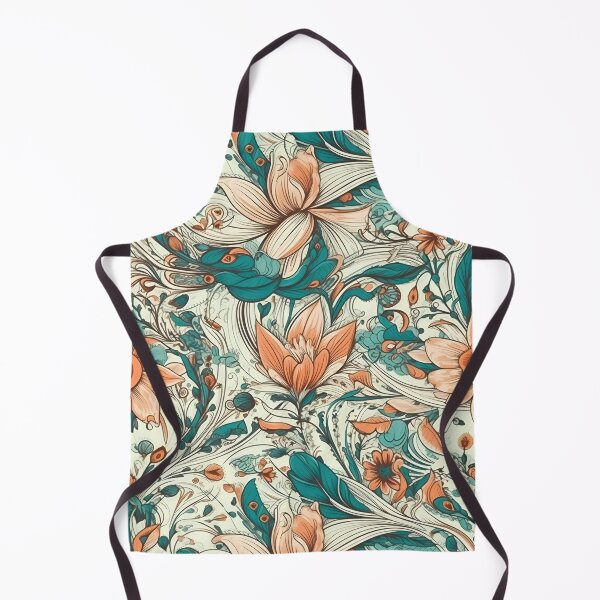 Item preview, Exquisite Hand-Painted Style Digital Floral Pattern designed and sold by ClericDesign.